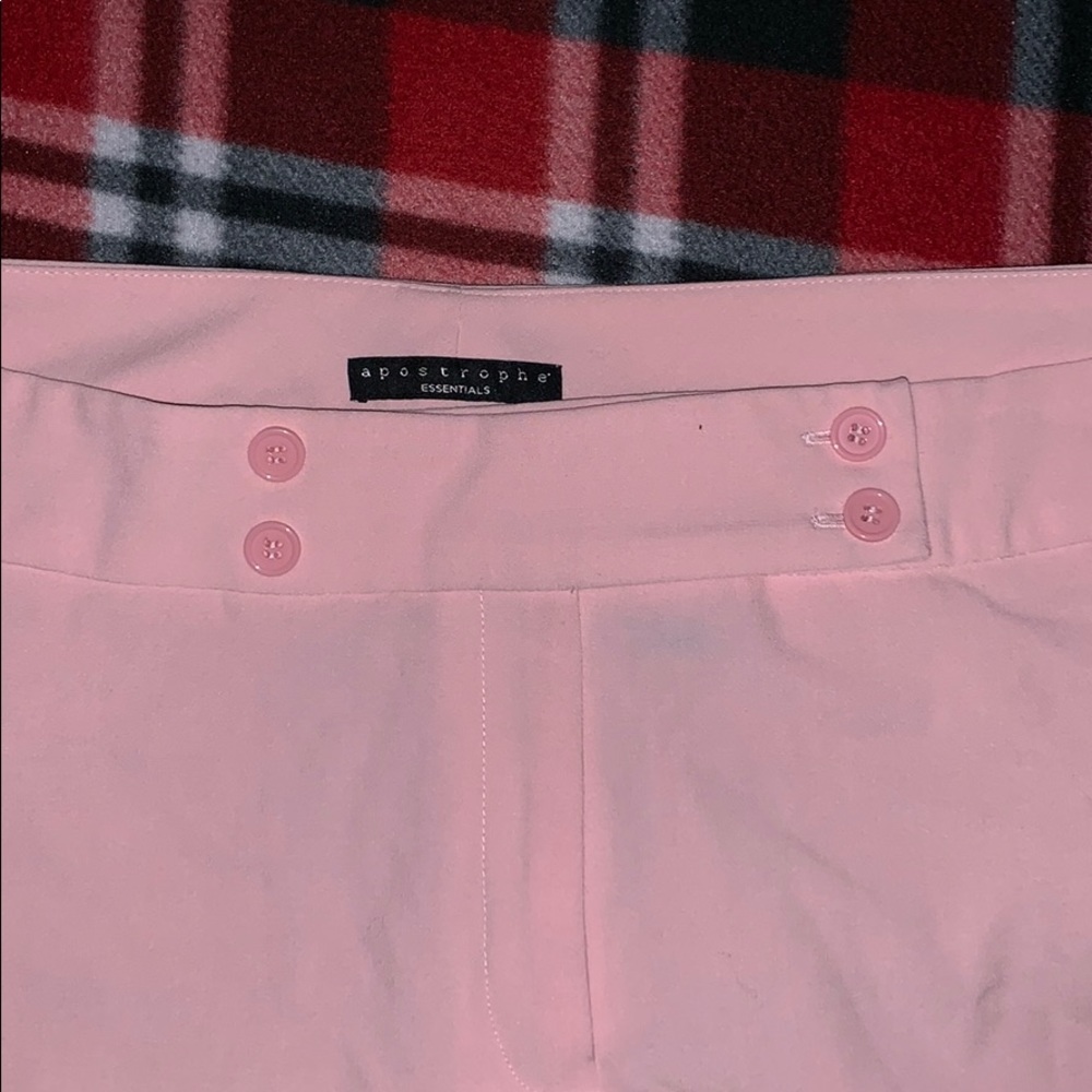 Apostrophe Essentials Pink Slacks - image 3